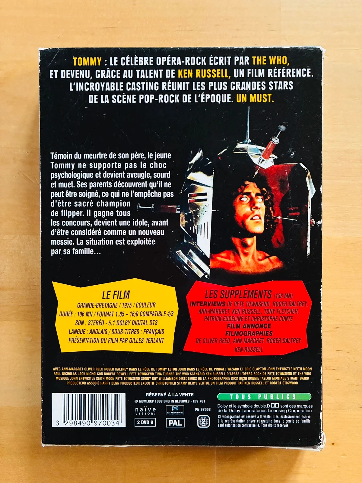 DVD Tommy by Ken Russell The Who collector's edition. – photo 2